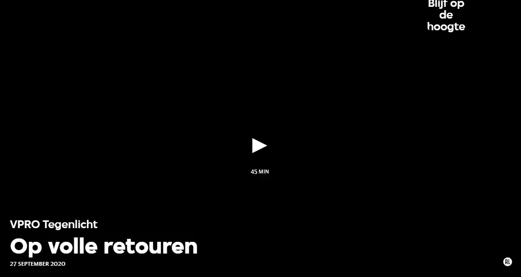 VPRO tegenlicht op volle touren